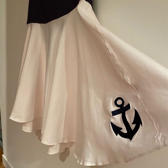 ❤️ Melissa Embroidered Anchor Vintage Dress by Dolly and Dotty ❤️ - Picture 6 of 13